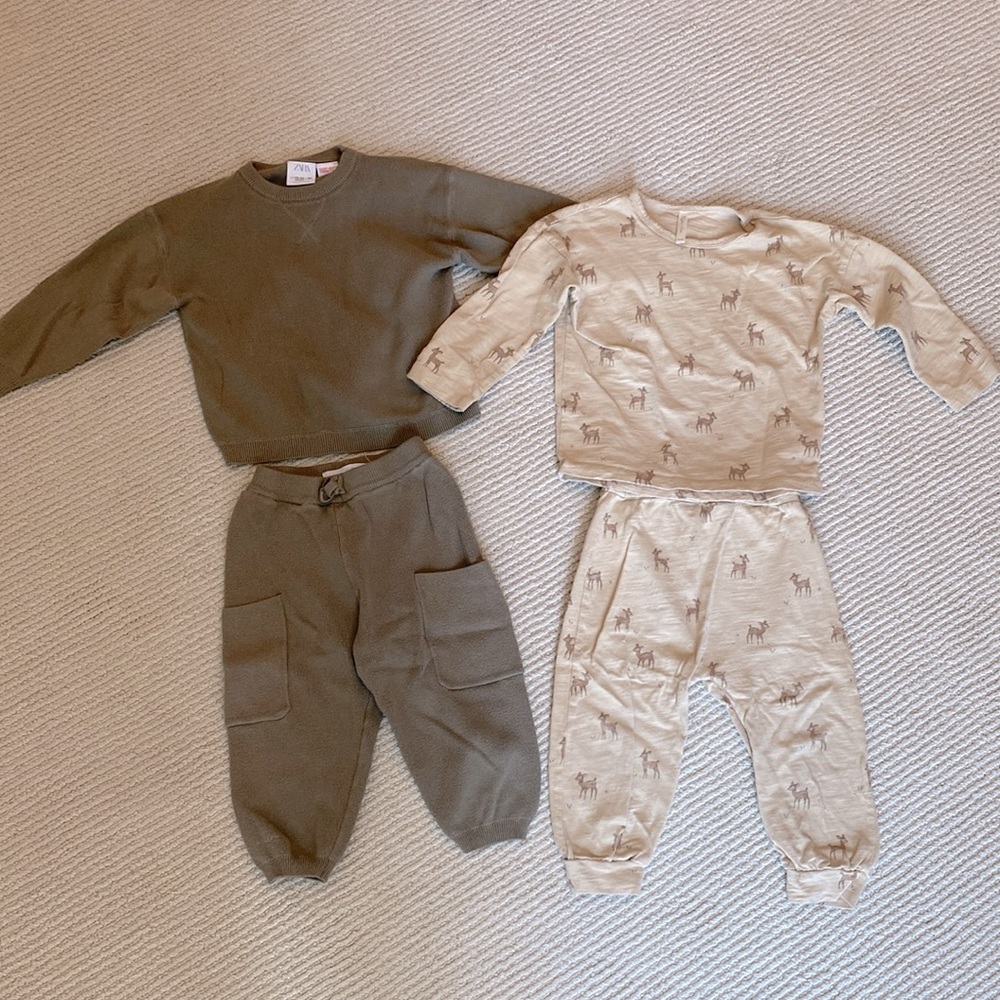 Rylee + Cru and Zara sets 18-24 months